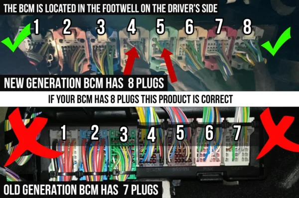 Pre-Facelift BCM 8 Plug